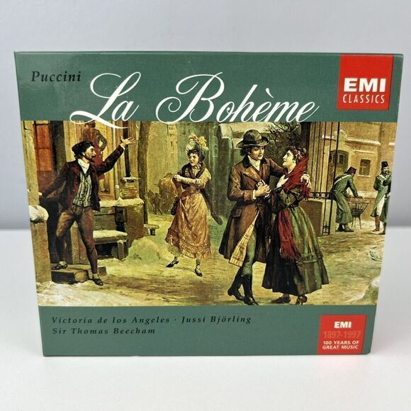 puccini: La Boh%C2%8Aeme De Los Angleles Bj%C3%B6rling 2 CD 1997 EMI Music - Picture 5 of 7